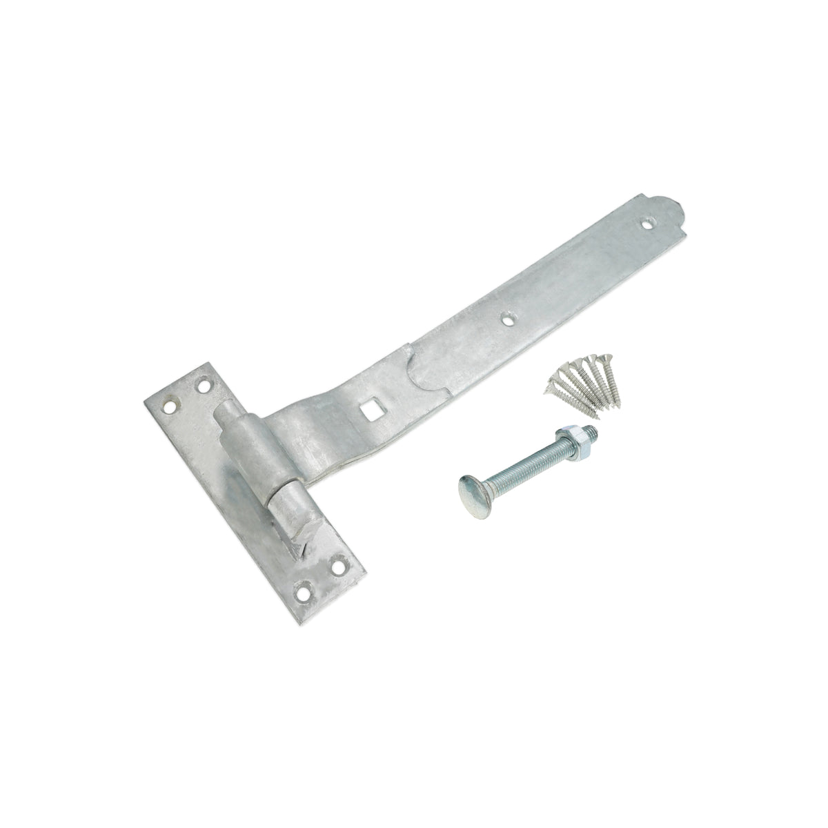 Hook and Band Hinge - Cranked 12" - 300mm Galvanised