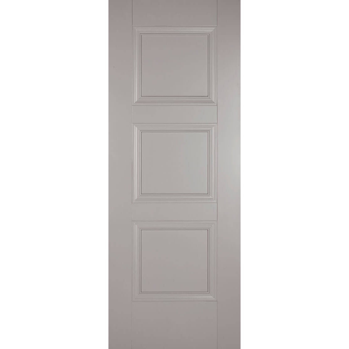 Amsterdam Primed Plus Silk Grey Fire Door
