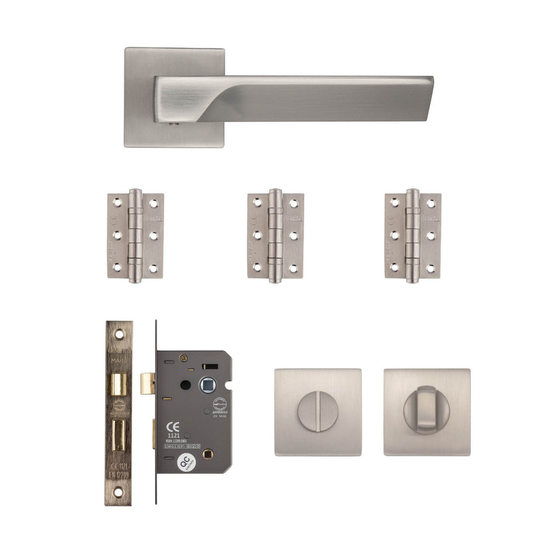 Athens Bathroom Kit Satin Nickel