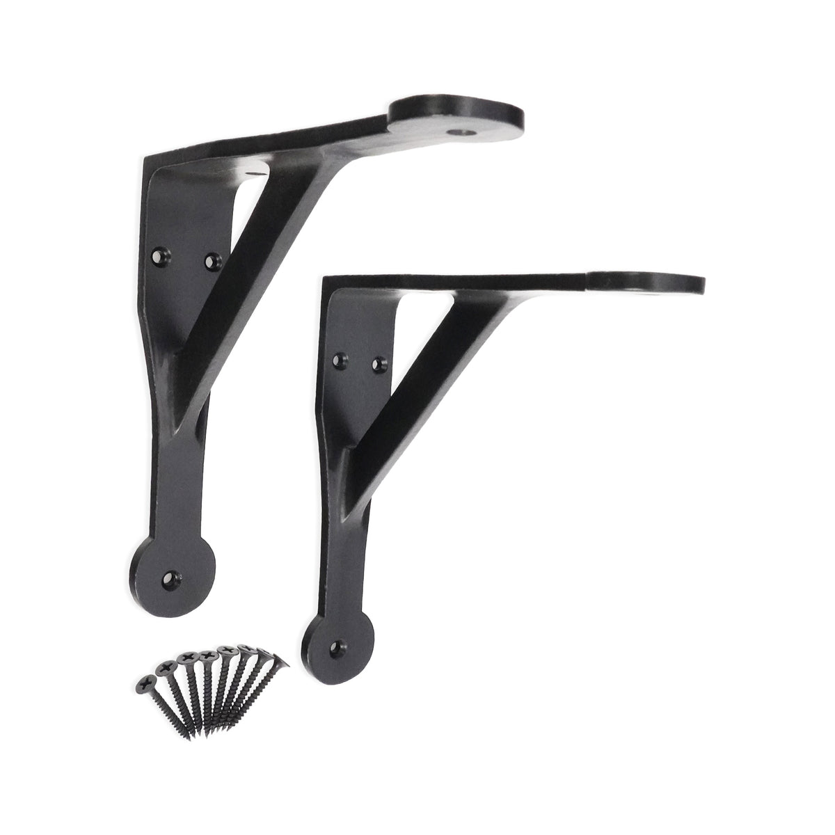 Penny Gallow Shelf Bracket Black (Sold in Pairs)