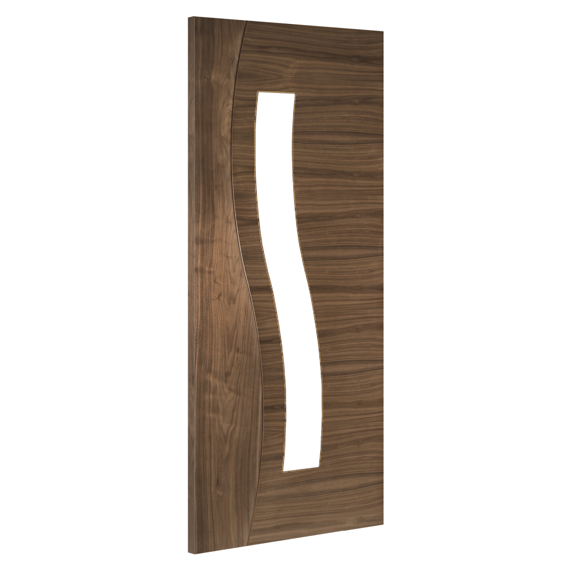 Cadiz Prefinished Walnut Glazed FSC Internal Door