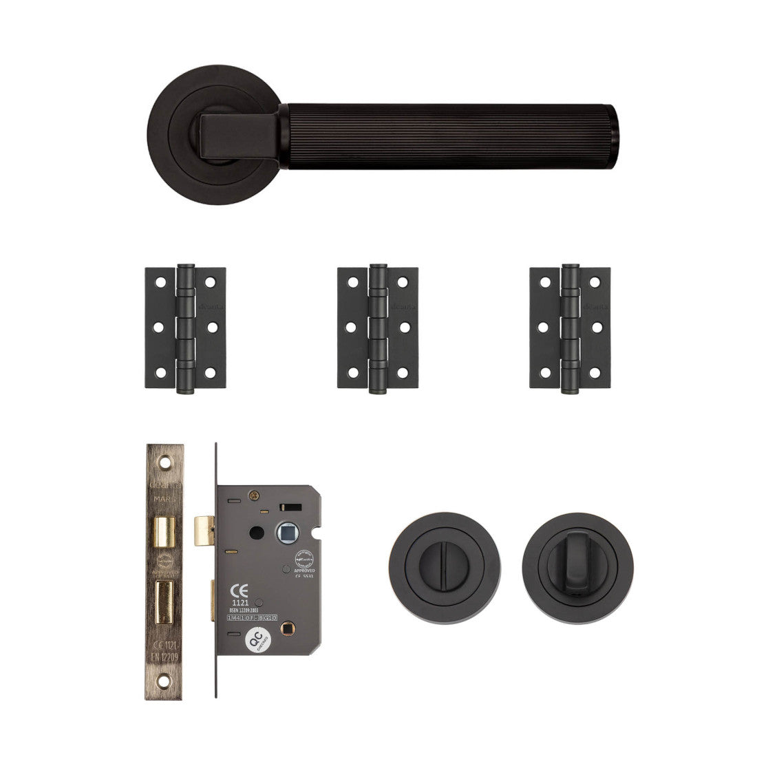 Delphi Bathroom Kit Matt Black 2