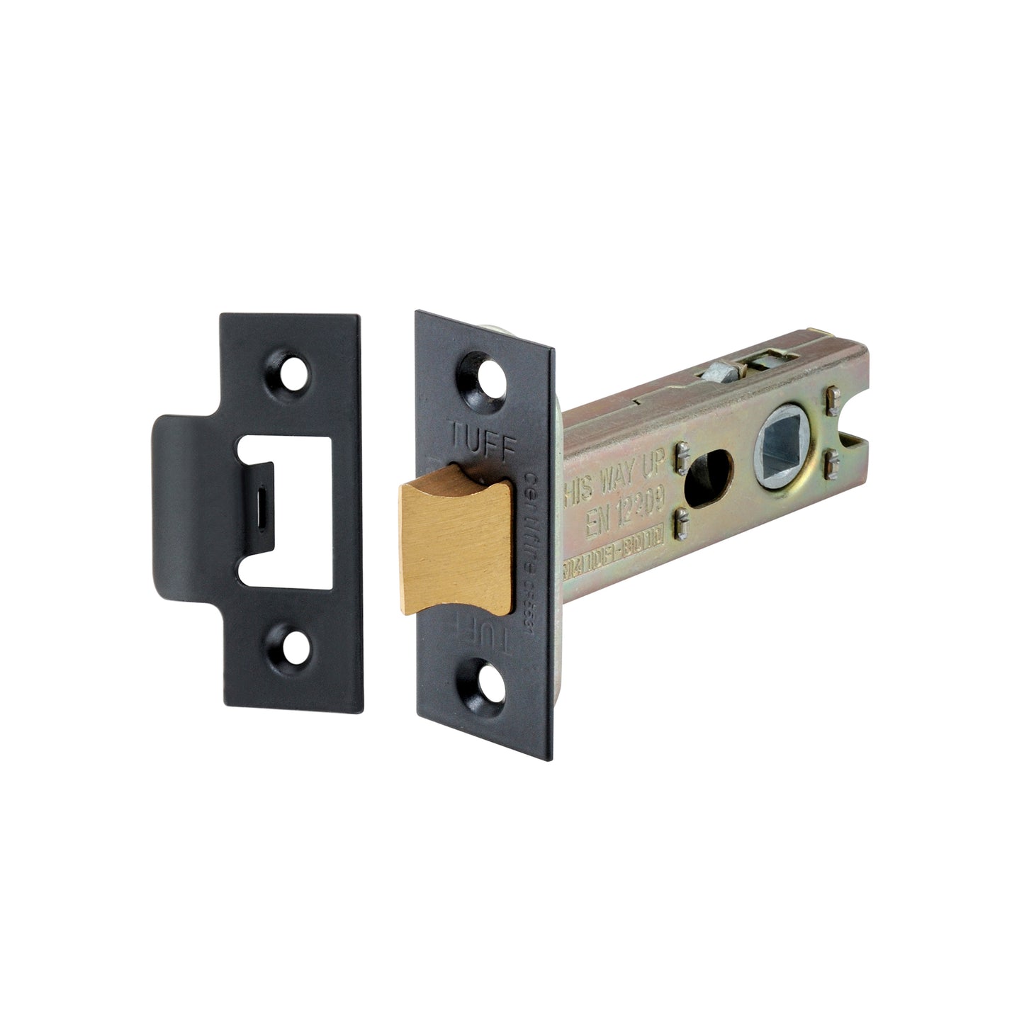 3" H/D Tubular Latch CE - Matt Black