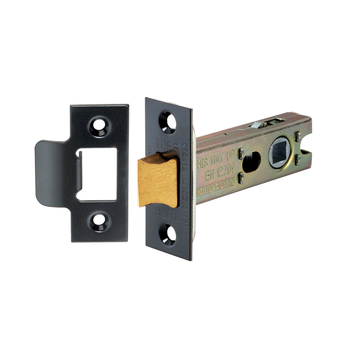 4" H/D Tubular Latch CE - Gunmetal Grey