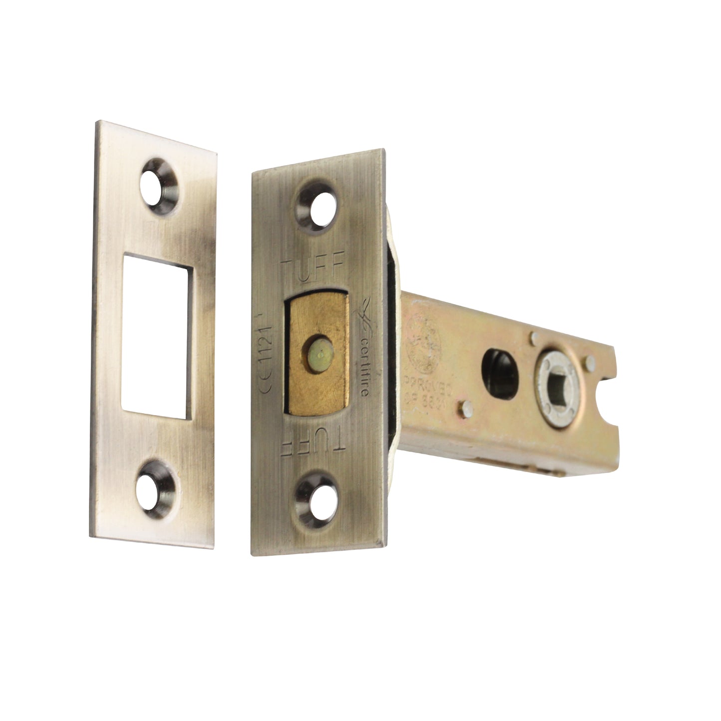 3" Tubular Dead Bolt - Antique Brass