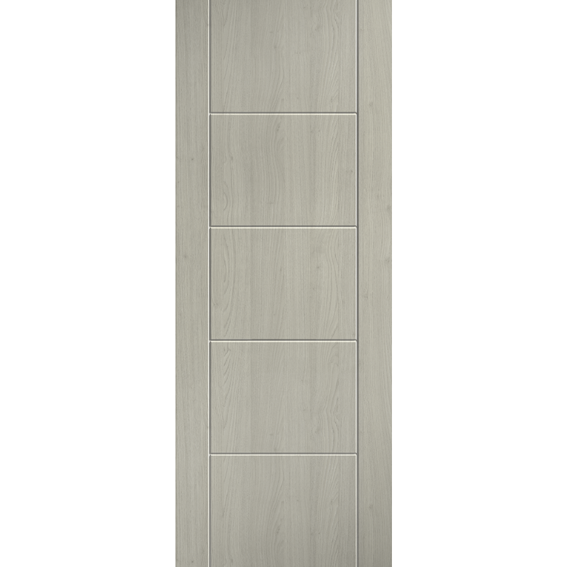 Laminate Ladder Pre-finished Light Grey Fire Door