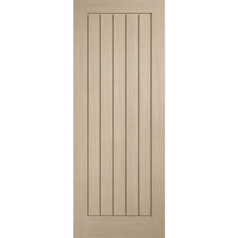 Mexicano Pre-Finished Blonde Oak Fire Door