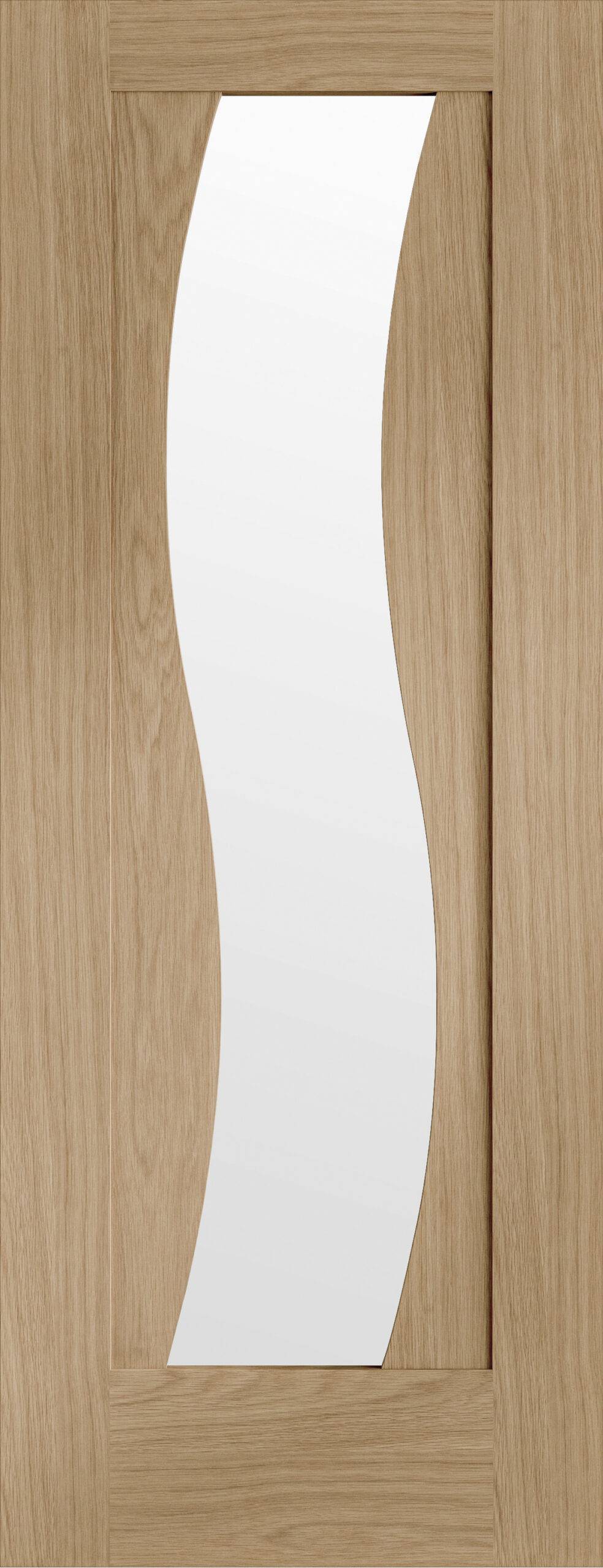 Florence Oak Pre-Finished Clear Glass