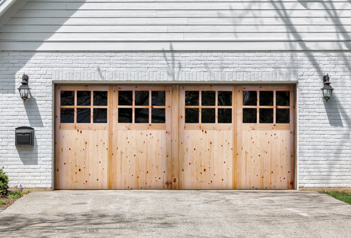 Single Glazed Garage Door Redwood