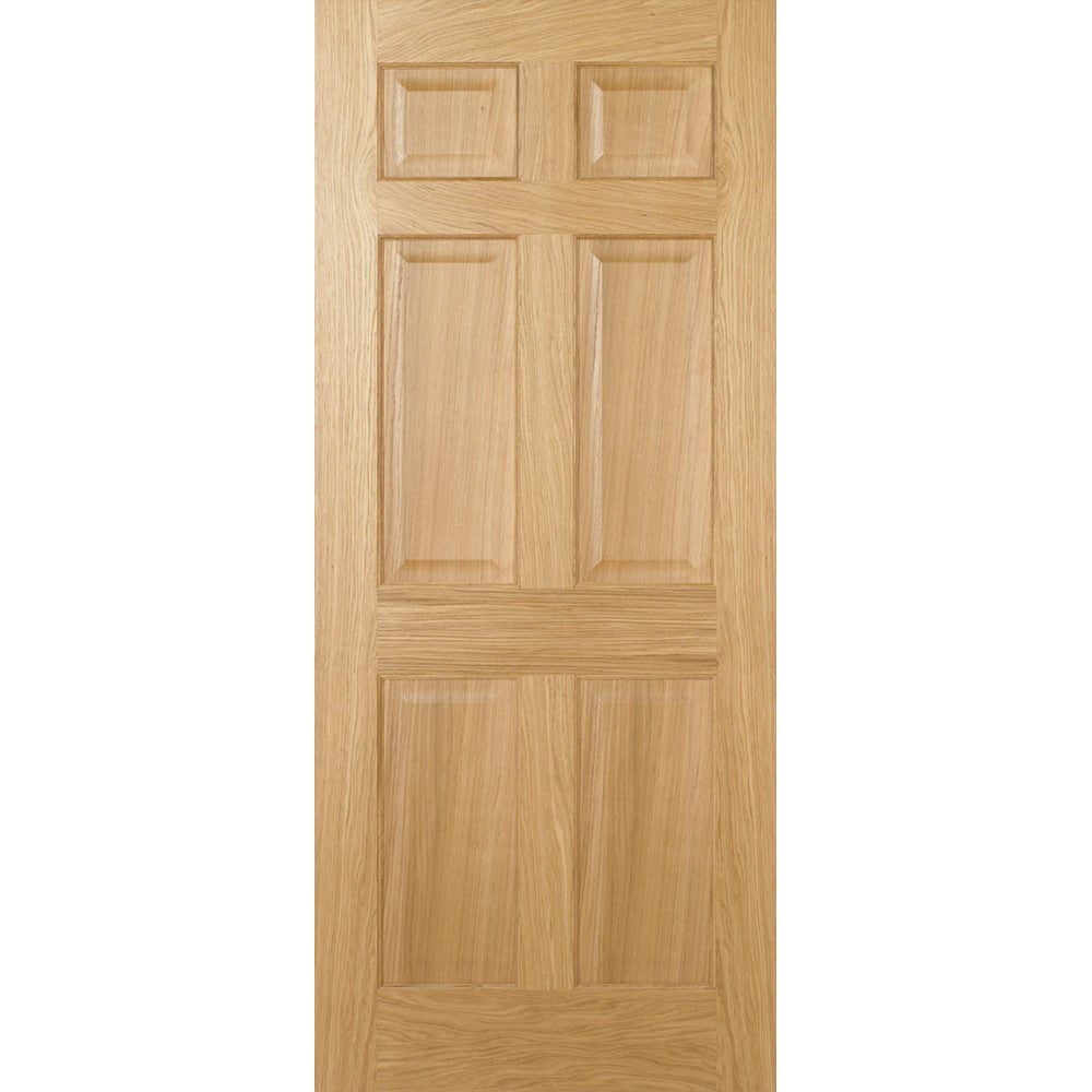 Regency 6P Pre-Finished Oak Fire Door