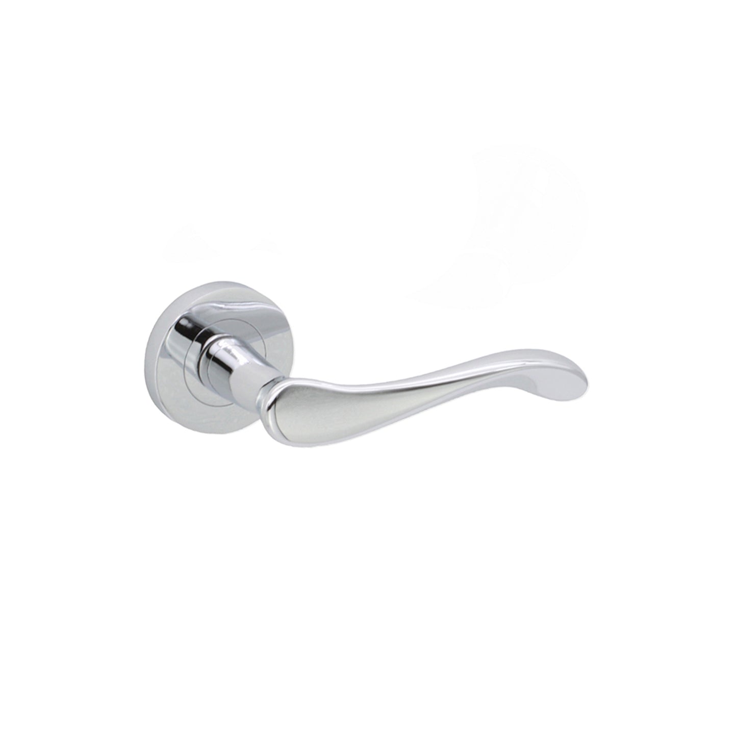 Rosalie Lever Door Handle Polished Chrome