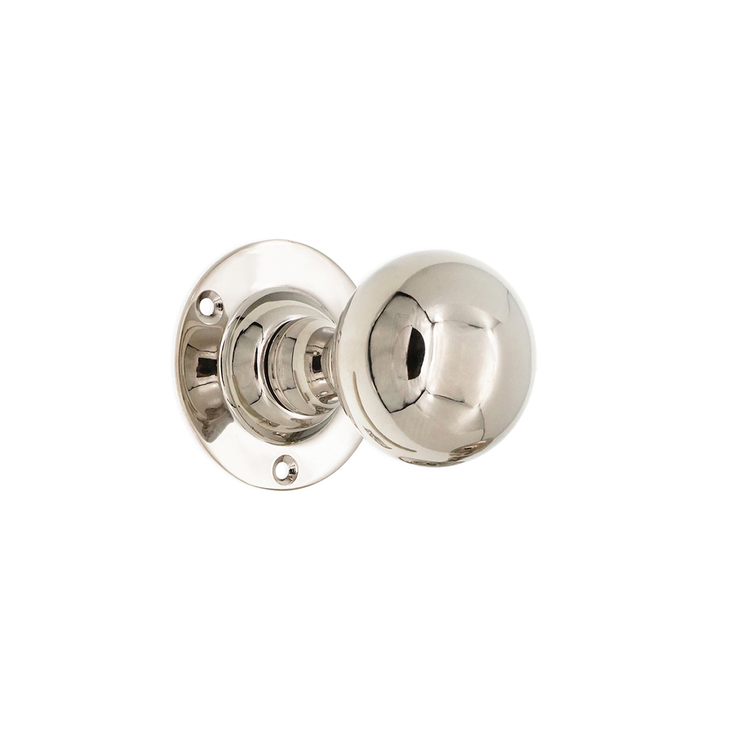 Ball Door Knob Polished Nickel
