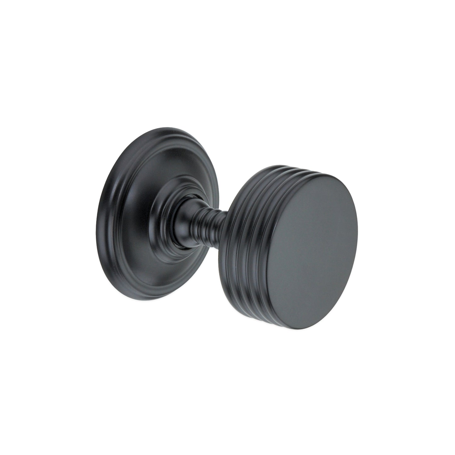 Oxford Mortice Door Knob Matt Black