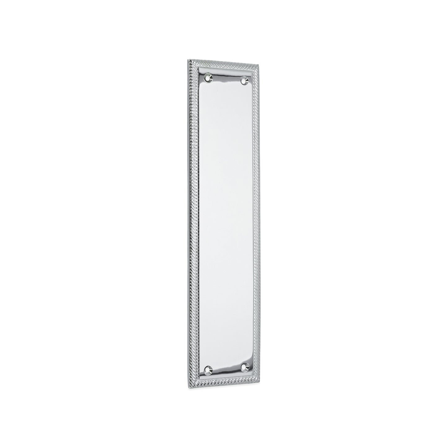 Georgian Finger Plate 300mm Polished Chrome