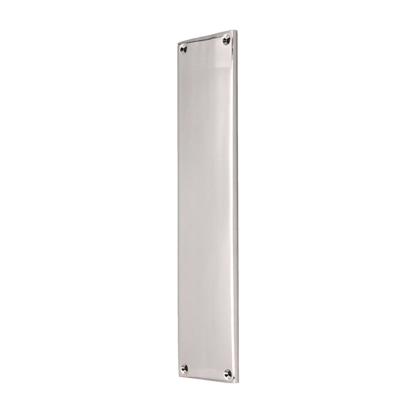 Victorian Finger Plate 300mm Polished Chrome