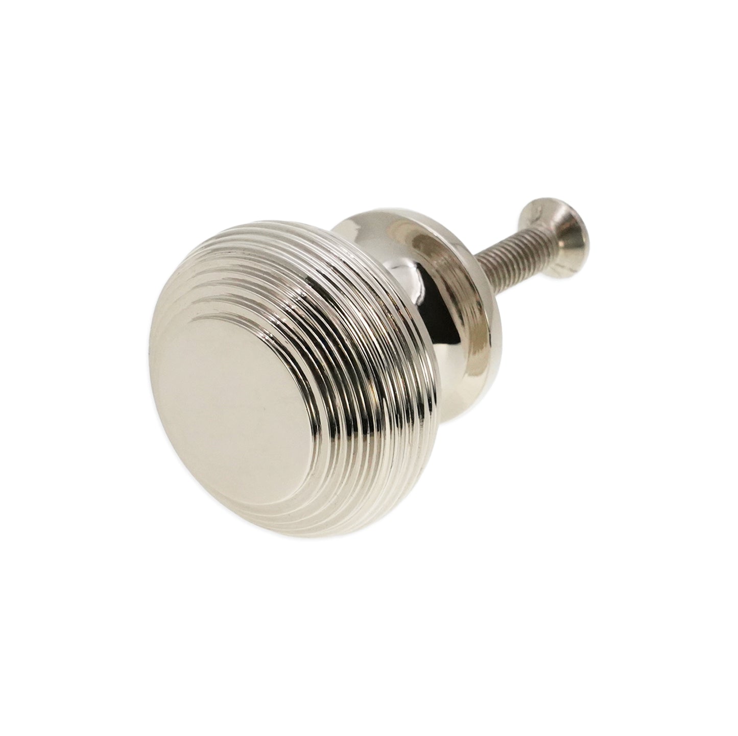 Beehive Large 40mm Cupboard Knob Polished Nickel