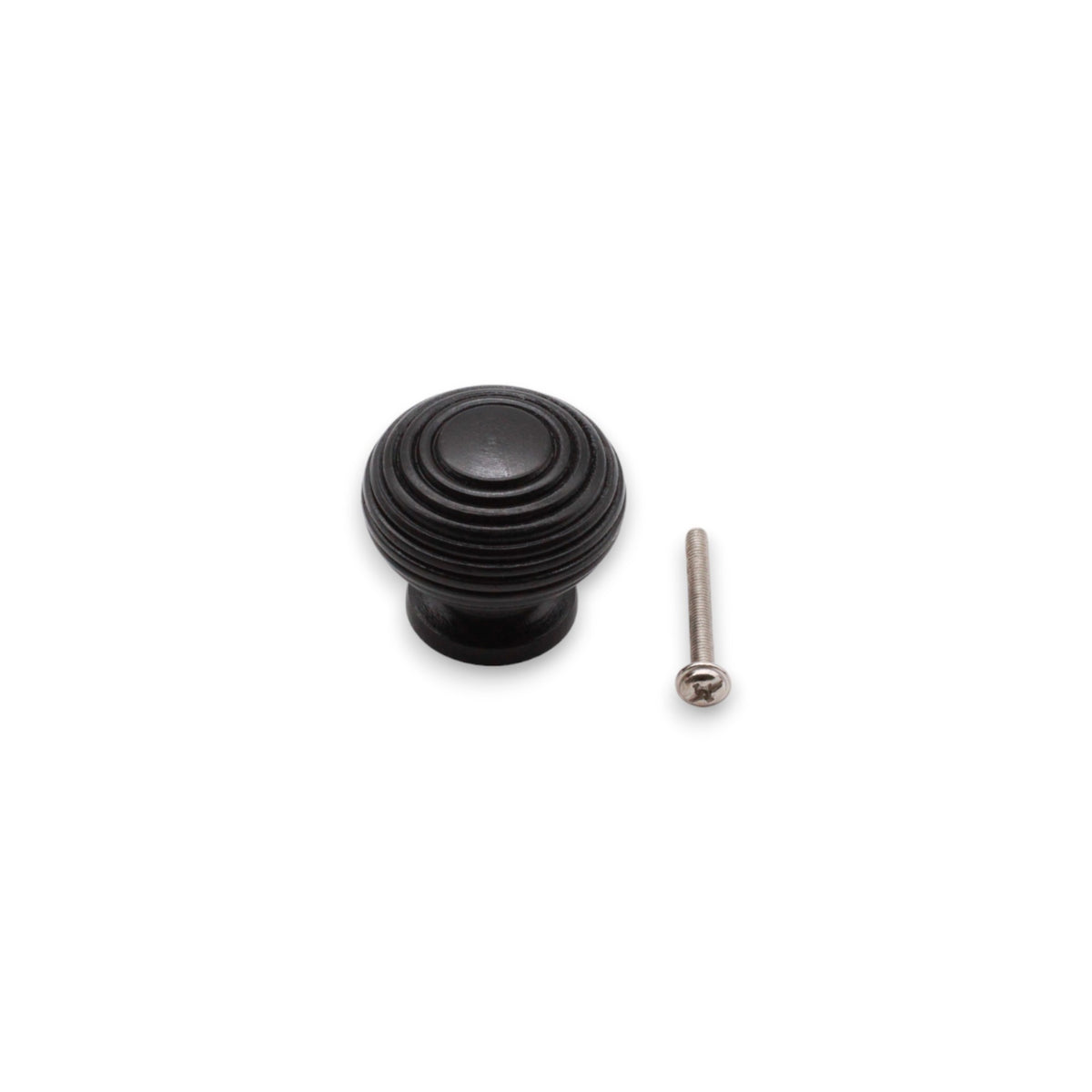 Ebonised Beehive Large Cupboard Knob