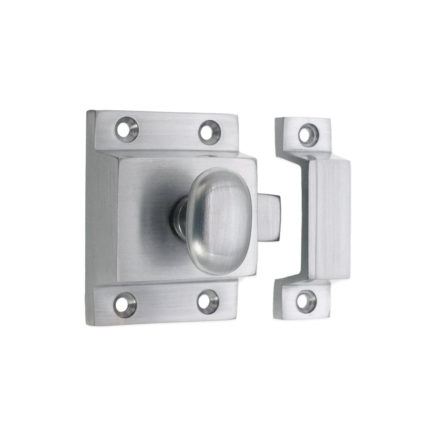 Cupboard Catch Satin Chrome