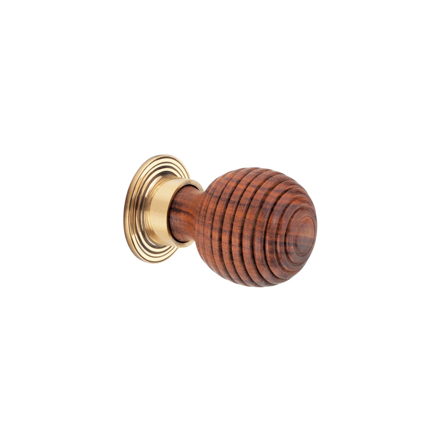 Rosewood Preston Large Cupboard Knob Aged Brass