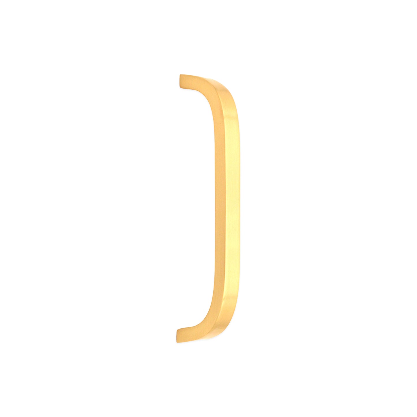 Curve Bar Cabinet Handle Satin Brass Large