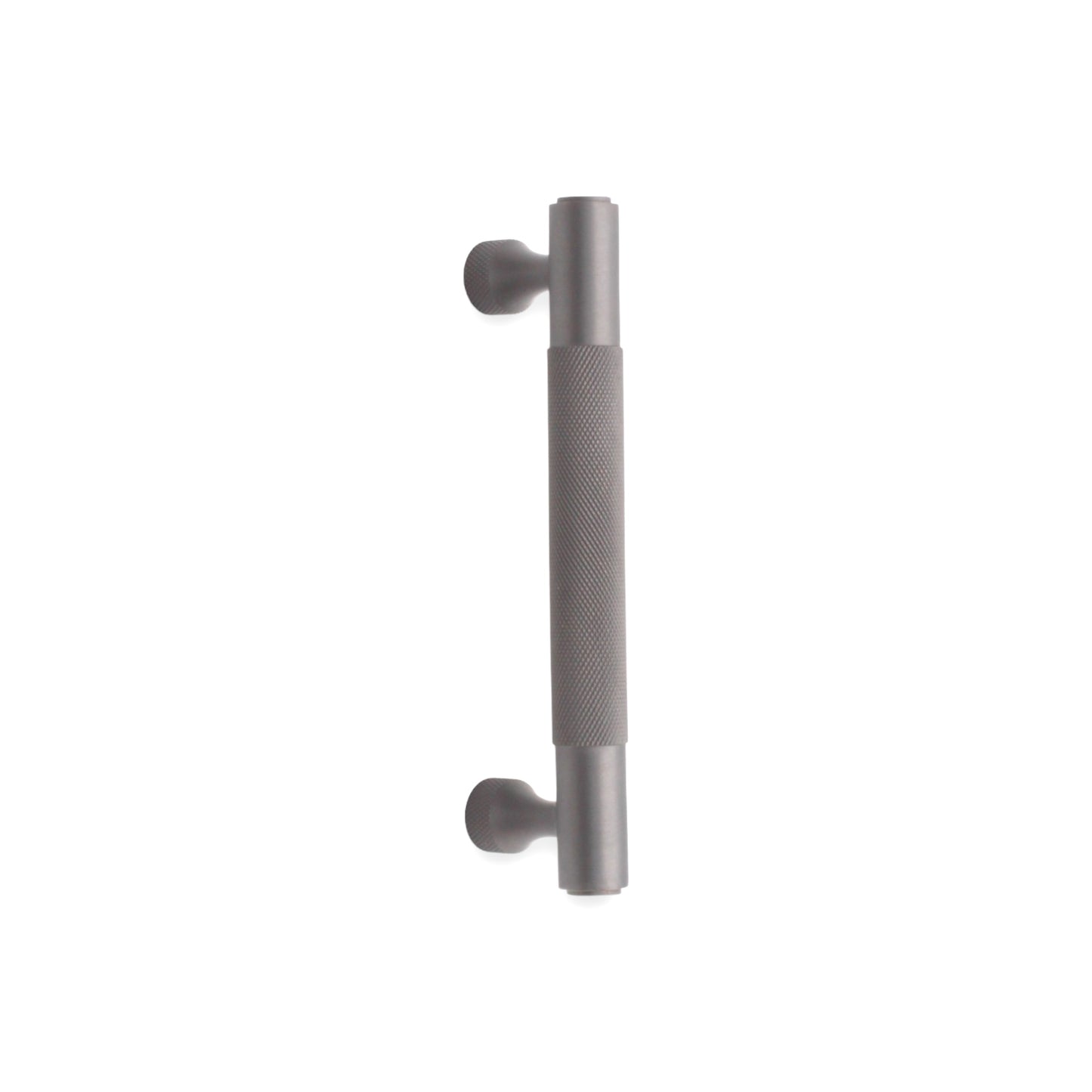 Knurled Bar Handles Large Gunmetal Grey