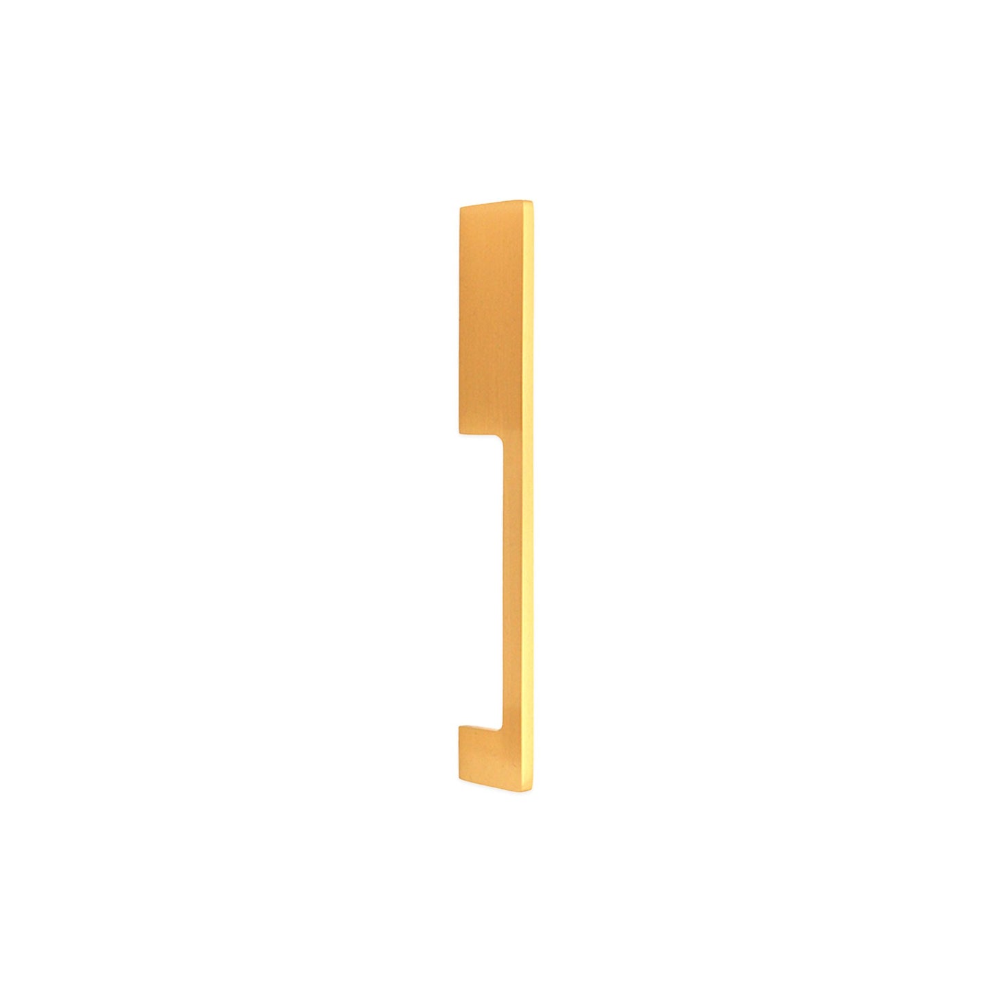 Sleek Bar Handles Satin Brass Medium