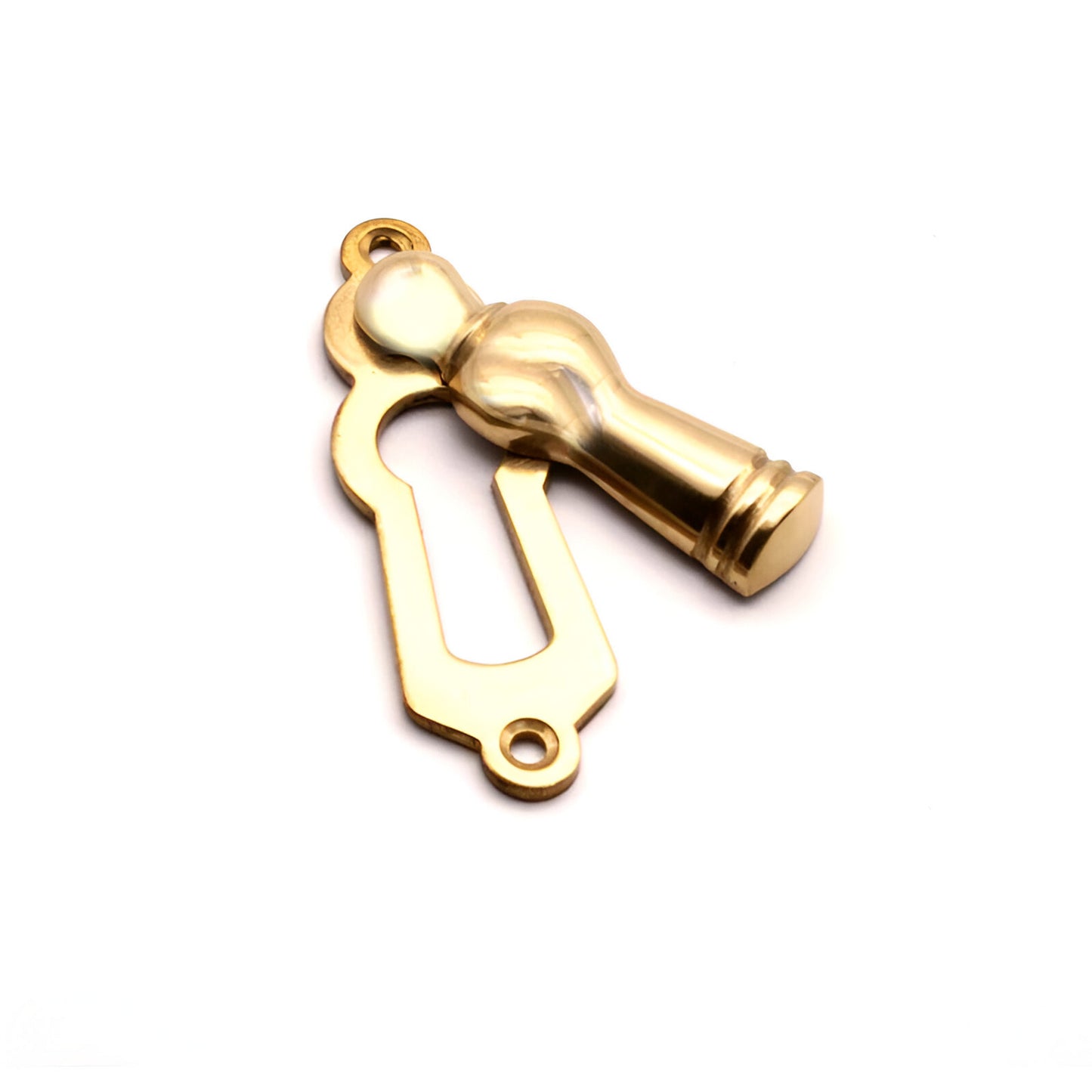 Lady Escutcheon Polished Brass