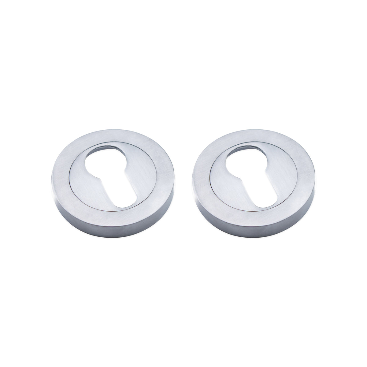 Euro Profile Escutcheon Satin Chrome