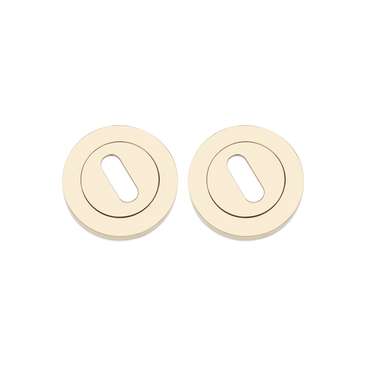 Oval Standard Escutcheon PVD Brass