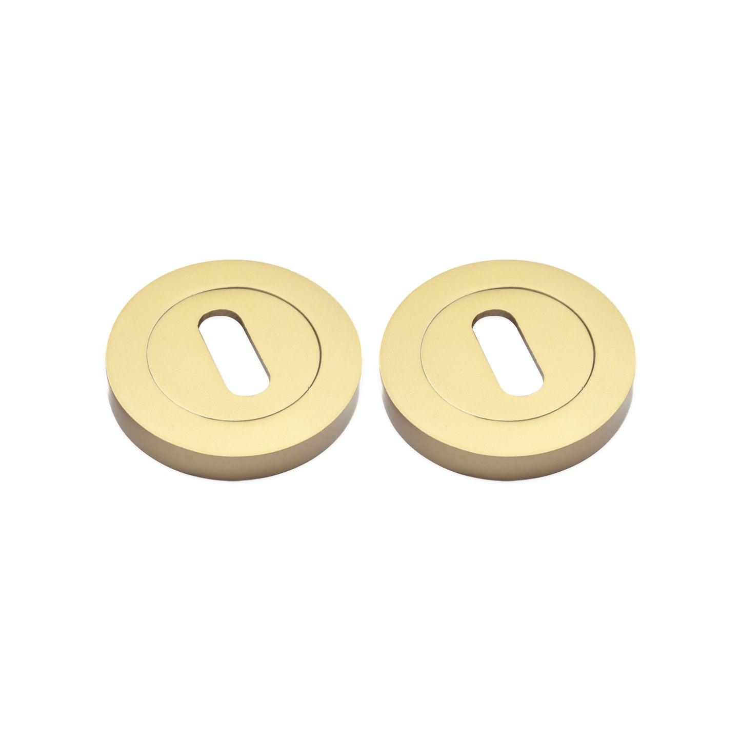 Oval Standard Escutcheon Satin Brass