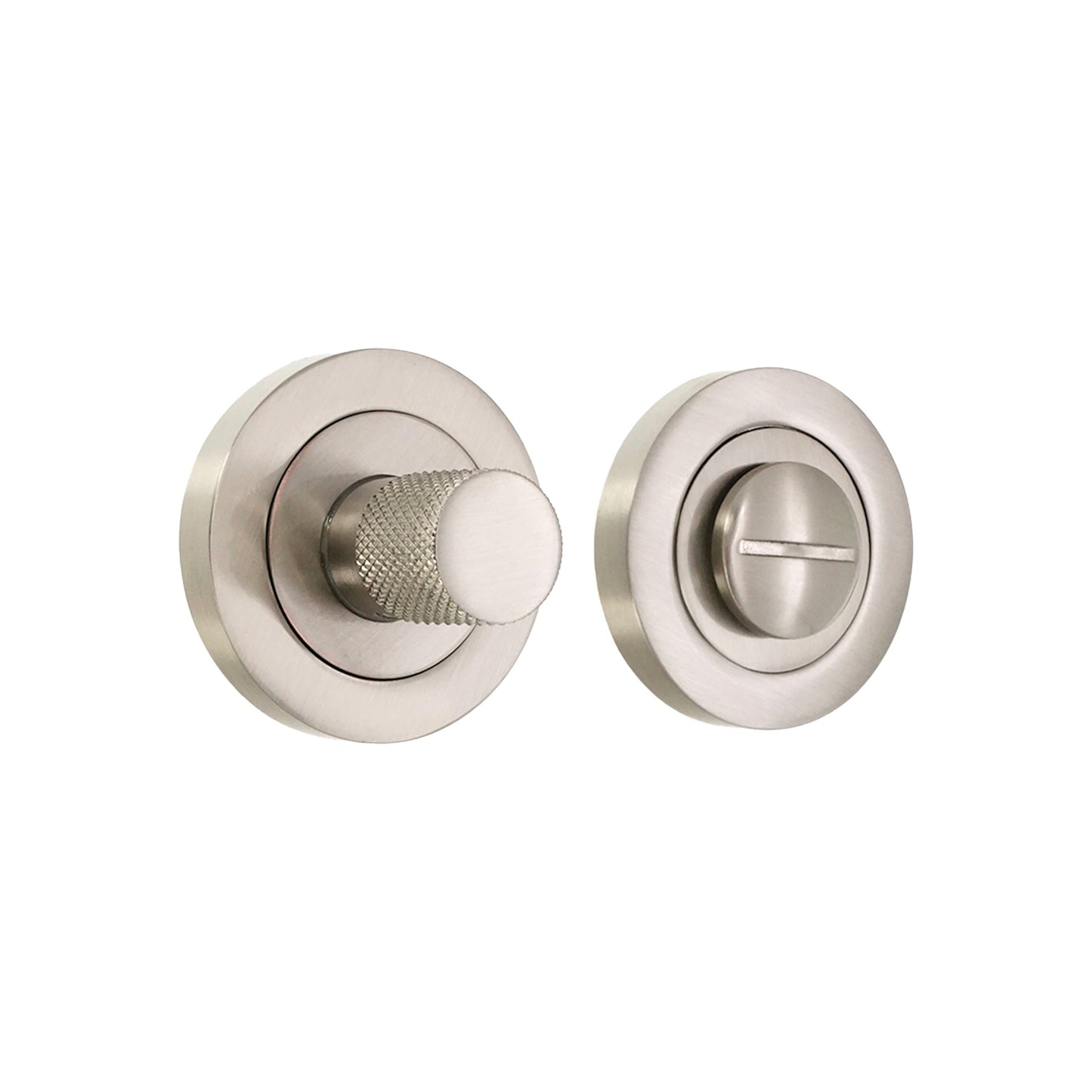 Connaught Knurled Turn & Release Satin Nickel
