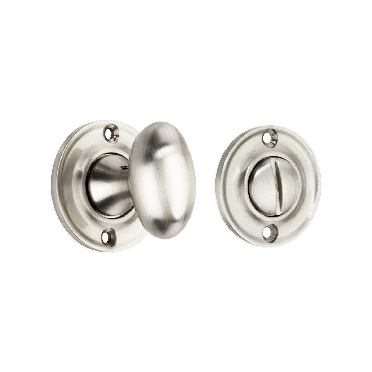Slimline Turn & Release Satin Nickel