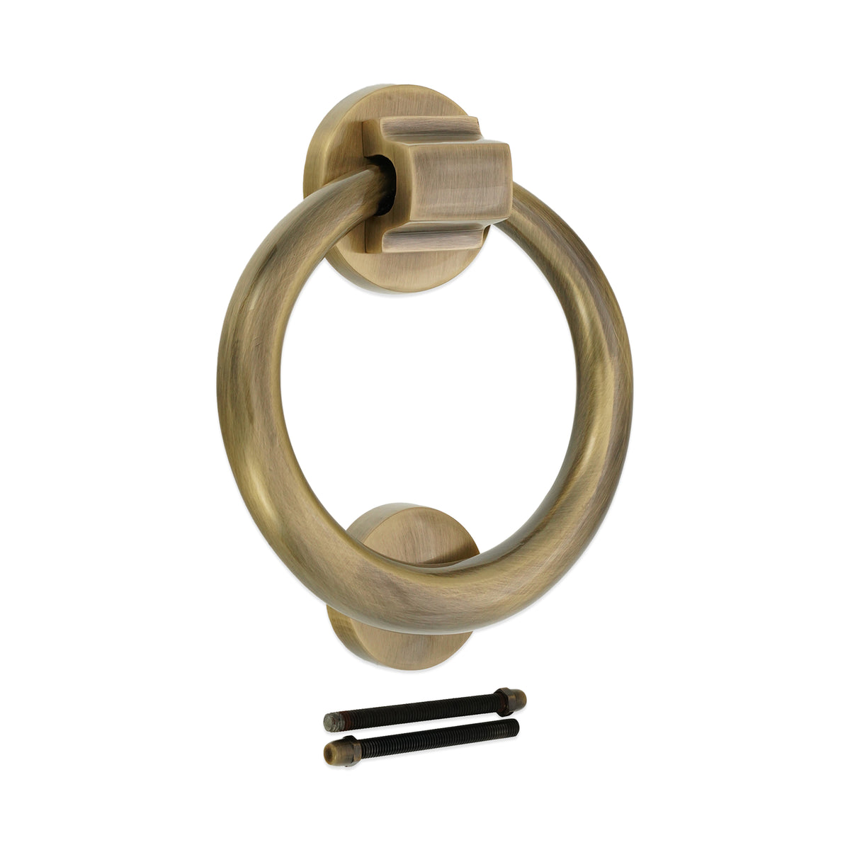 Ring Door Knocker 110mm Antique Brass