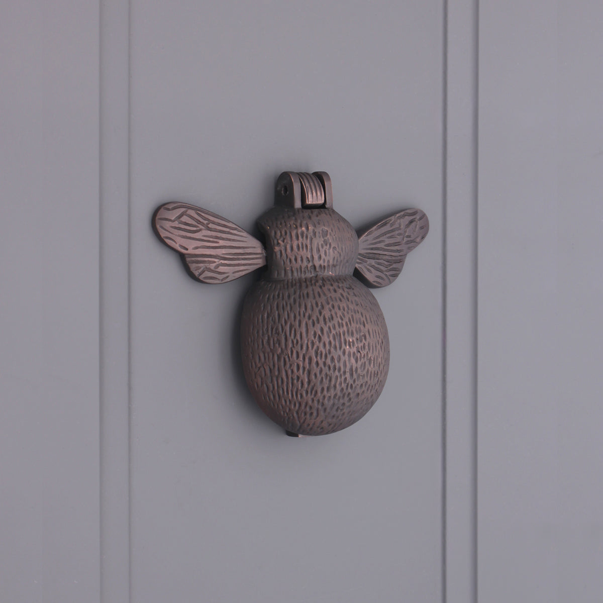 Bumble Bee Door Knocker Aged Bronze