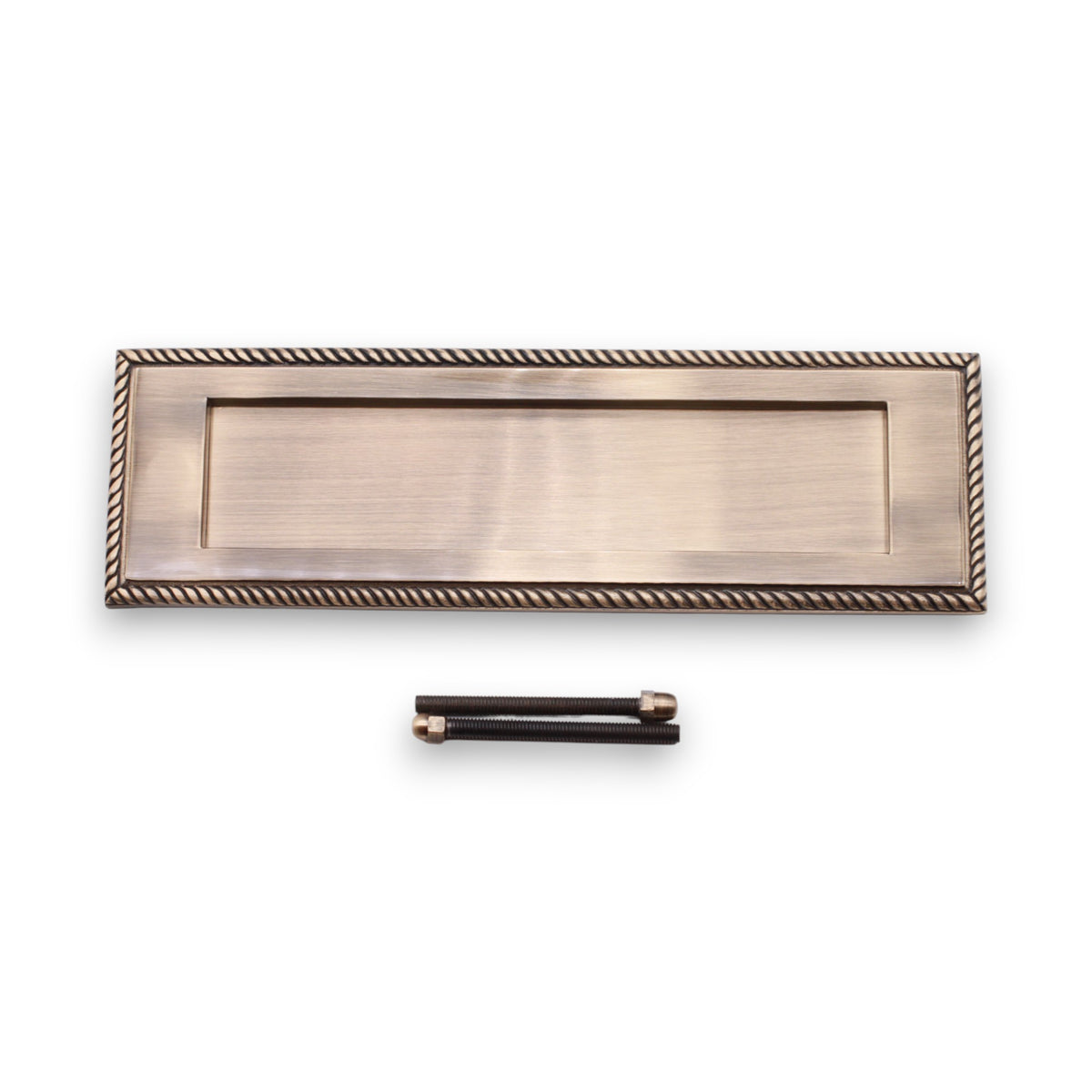Georgian Letter Plate 250mm Antique Brass
