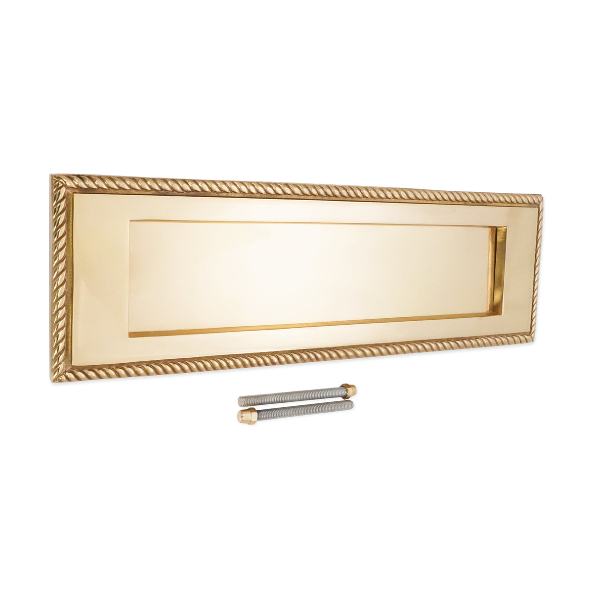 Georgian Letter Plate 250mm Polished Brass