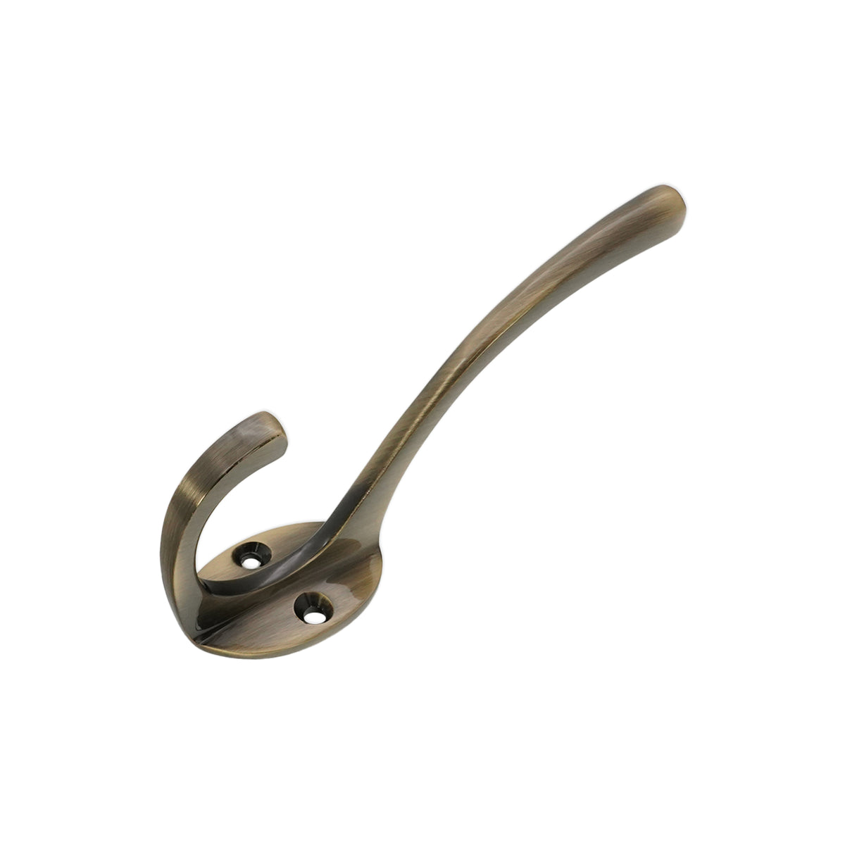 Victorian Coat Hook 115mm Antique Brass