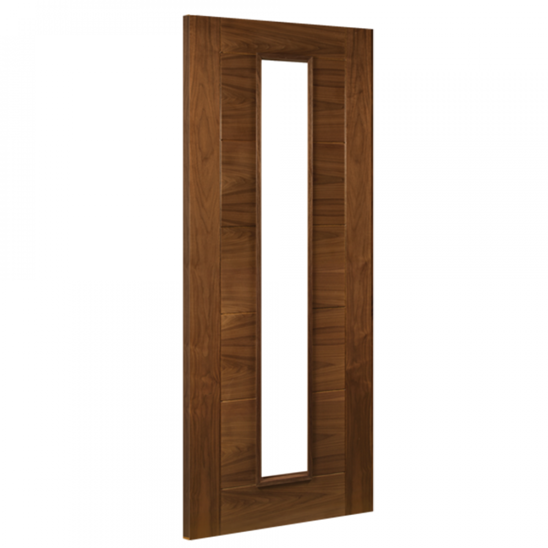 Seville Prefinished Walnut Glazed 1 Lite 3d