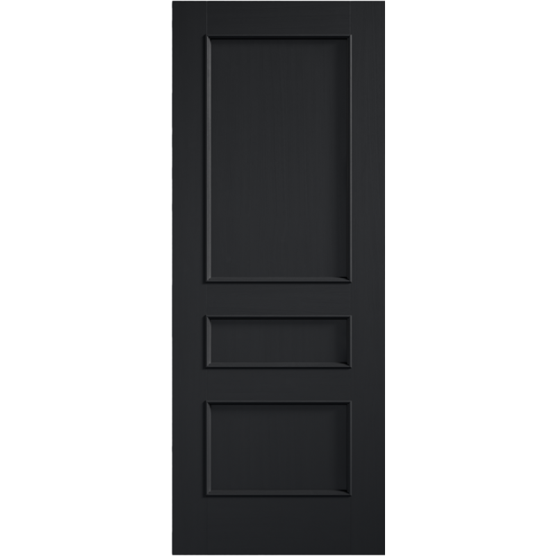 Toledo Pre-Finished Charcoal Black Fire Door