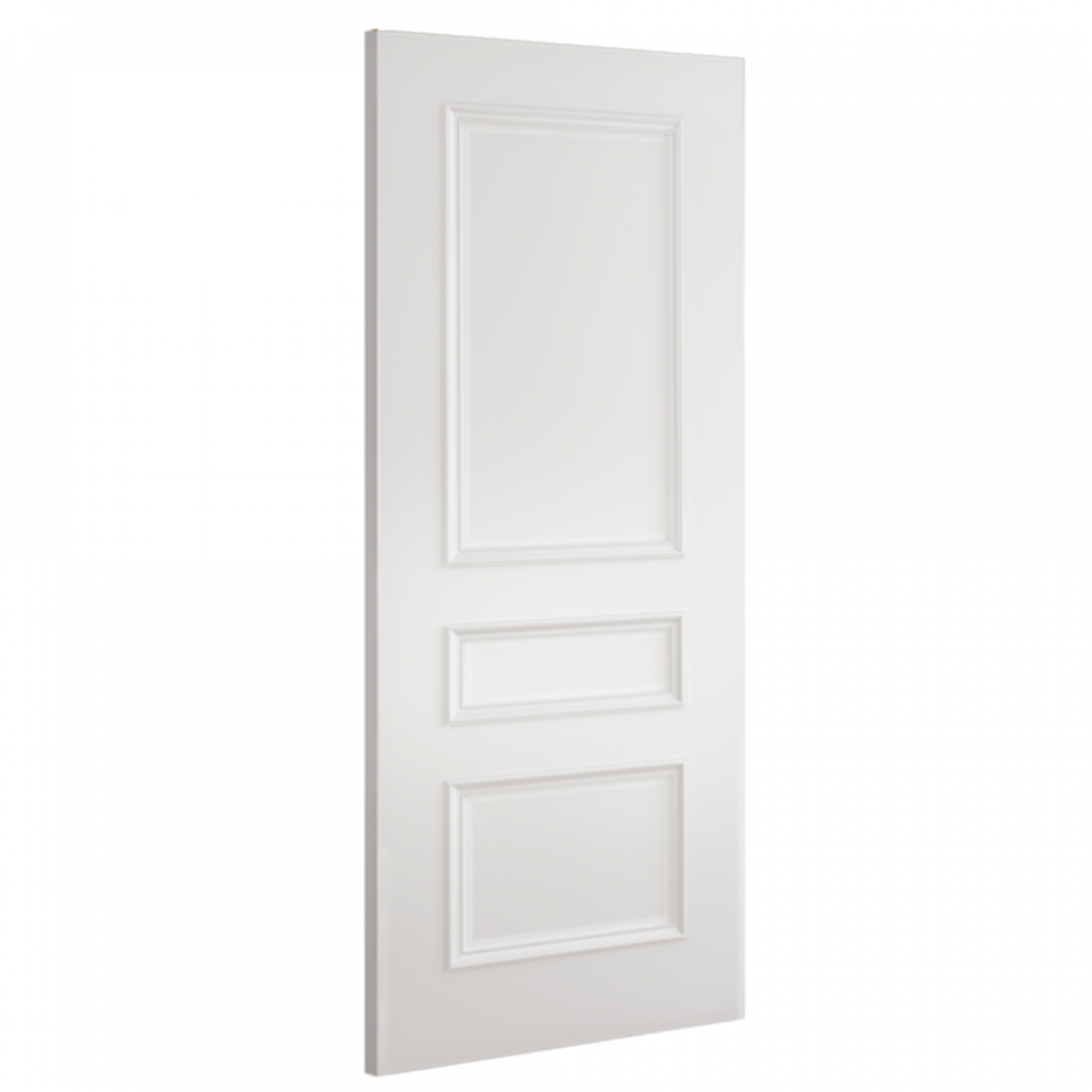 Windsor White Primed Door 3D