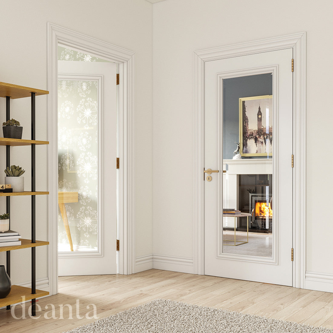 White Primed Doors