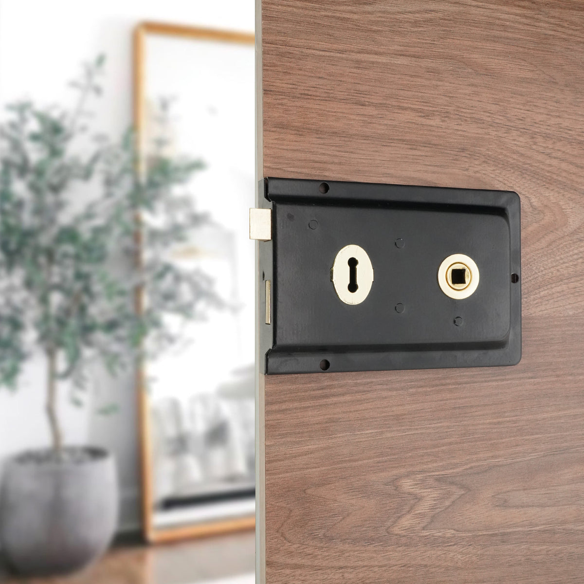 Iron Rim Lock - Fluted EXB Black
