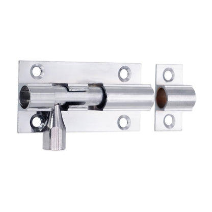 Brass Barrel Bolt 50mm Polished Chrome