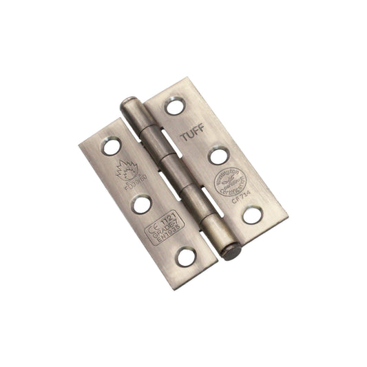 CE7 Mild Steel BB Butt Hinge - Antique Brass