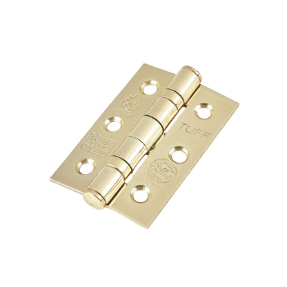 CE7 Mild Steel BB Butt Hinge - Electro Brass
