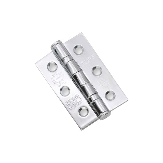 CE7 Mild Steel BB Butt Hinge - Polished Chrome