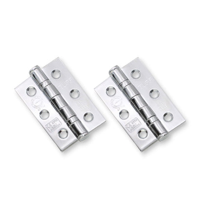 CE7 Mild Steel BB Butt Hinge - Polished Chrome