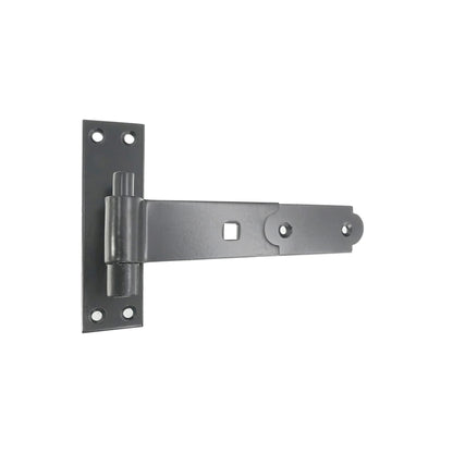 Hook and Band Hinge - Straight 8" - 200mm Black