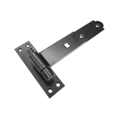 Hook and Band Hinge - Straight 8" - 200mm Black
