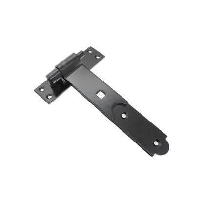 Hook and Band Hinge - Straight 8" - 200mm Black
